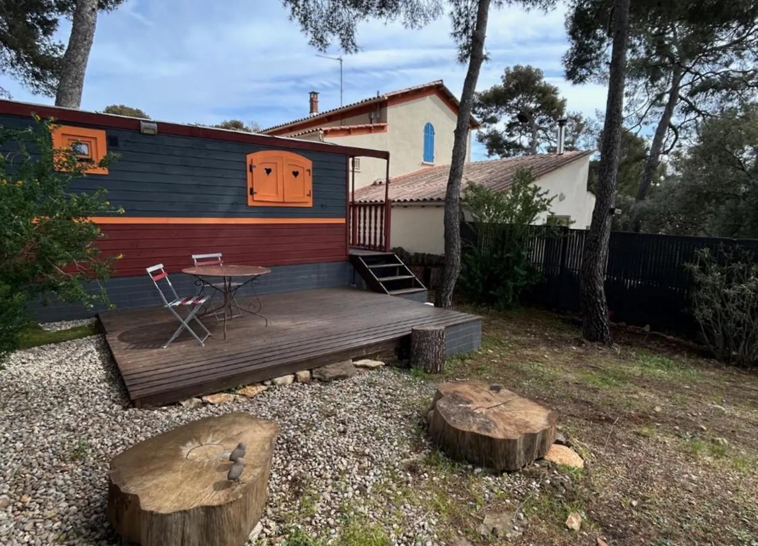 Campsite Roulotte La Ciotat Avec Terrasse Et Jardin Vue Mer